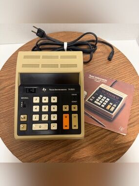 Texas Instruments TI-3500 Electronic Calculator DESKTOP VINTAGE 1970s Working